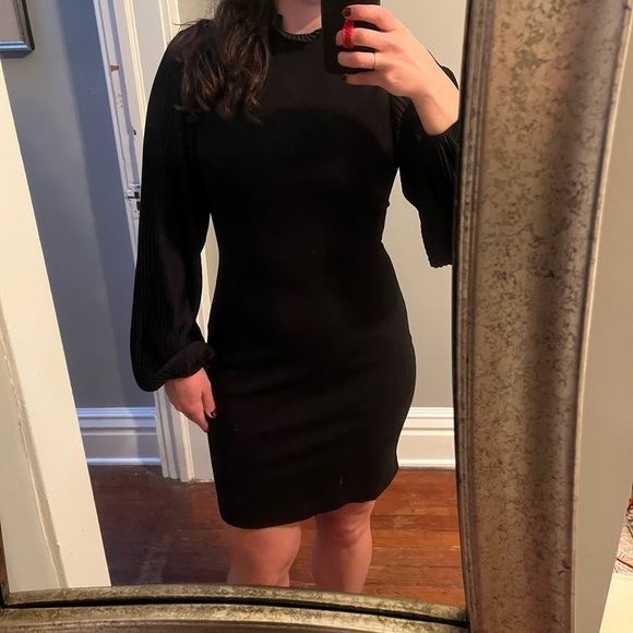 DREW Black Ansel Sheath Dress Size Medium - Picture 9 of 12